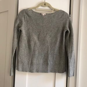 Grey Gap Boatneck Sweater